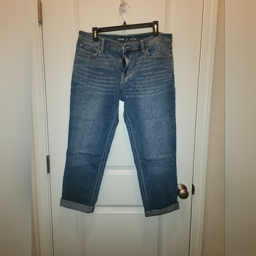 Boyfriend jeans size 12P. Washed once, never wore. Like new.